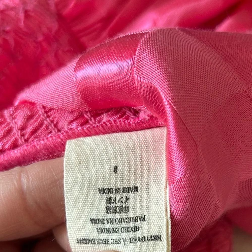 Jen’s Pirate Booty Toy Machine‎ Top Hot Pink Jacquard size 8 - Picture 7 of 9